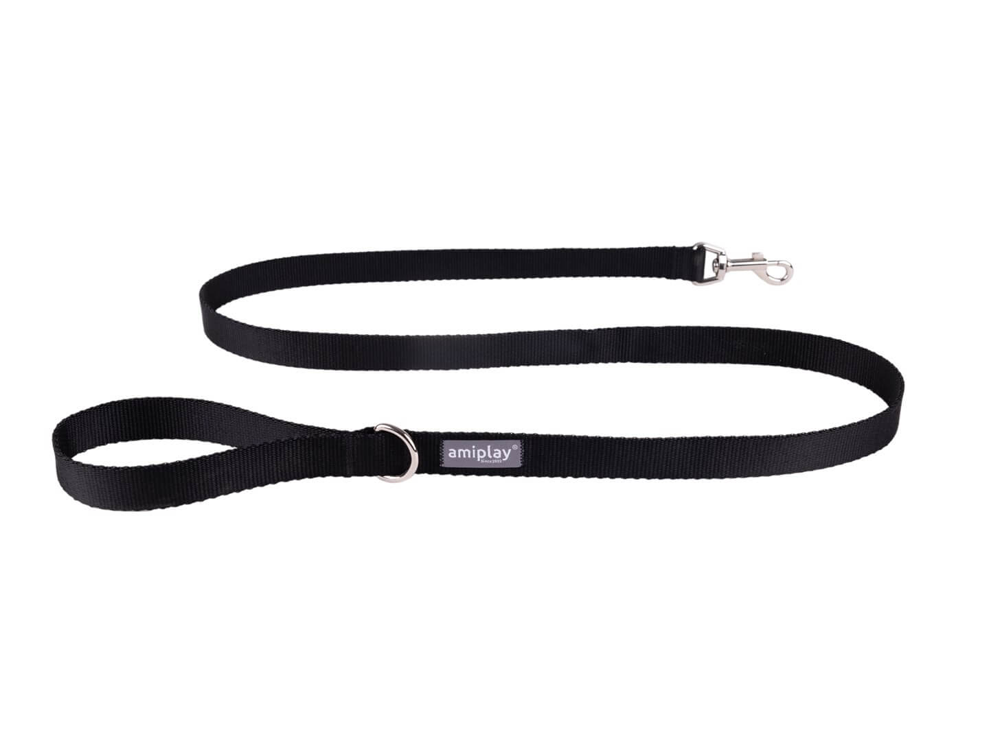 Smycz dla psa Amiplay Popular 150 cm w kolorze czarnym