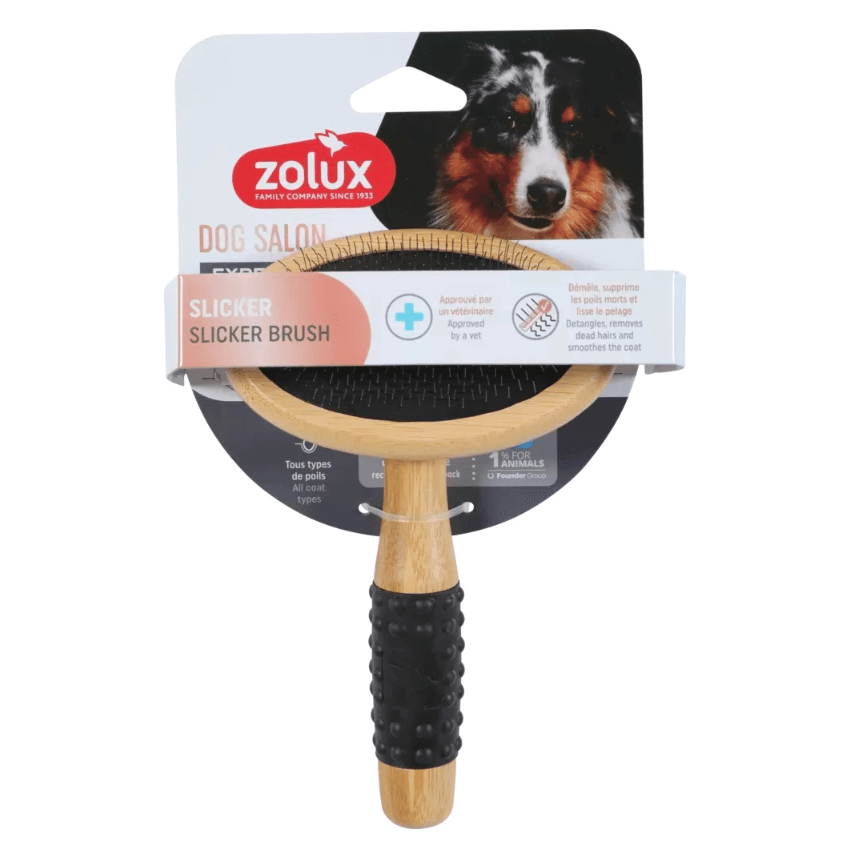 ZOLUX Szczotka dla psa  Pudlówka Drewniana