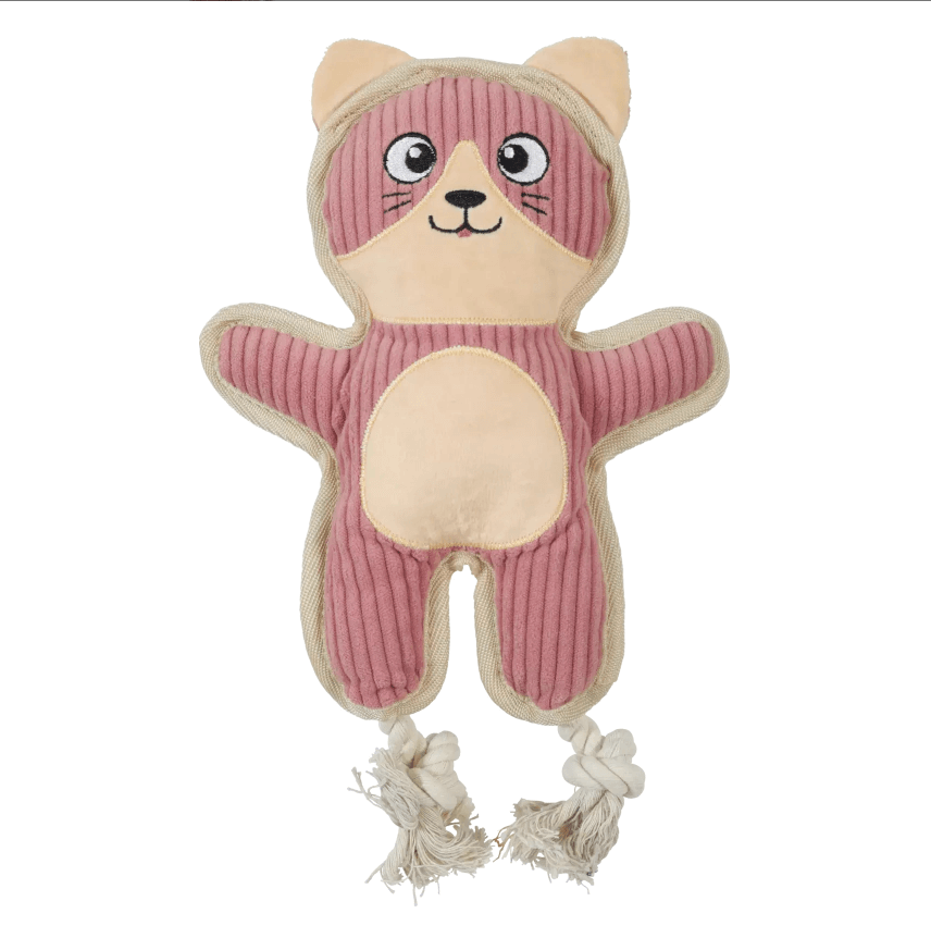 ZOLUX Zabawka dla psa  Kot BUDDY 29 cm – Wytrzymała, EKO różowy