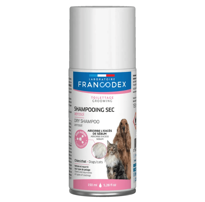 FRANCODEX Szampon suchy dla psa i kota 150 ml