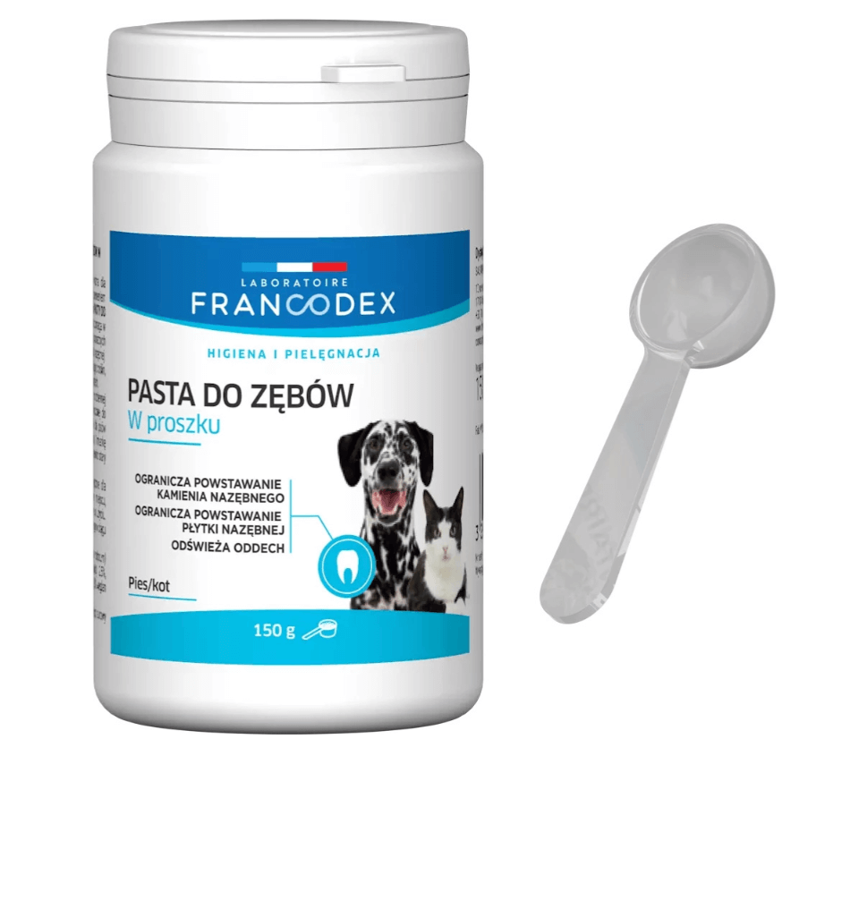 Francodex Pasta do zębów w proszku 150 g – psy i koty