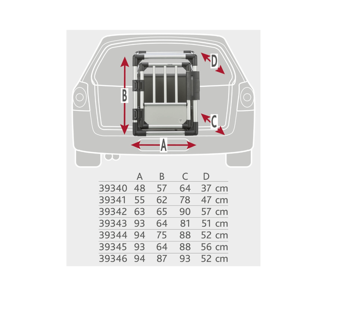 Transporter aluminiowy M – dla psa do 20 kg