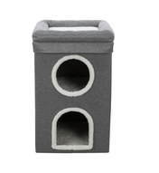 Saul – wieża dla kota, szara, składana, 64 cm