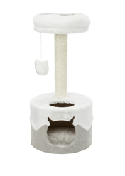 Drapak Nuria 71 cm biało-szary z legowiskiem