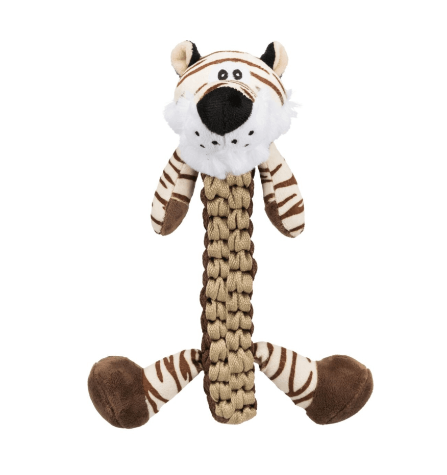 Zabawka dla psa Tygrys z dźwiękiem – 28 cm