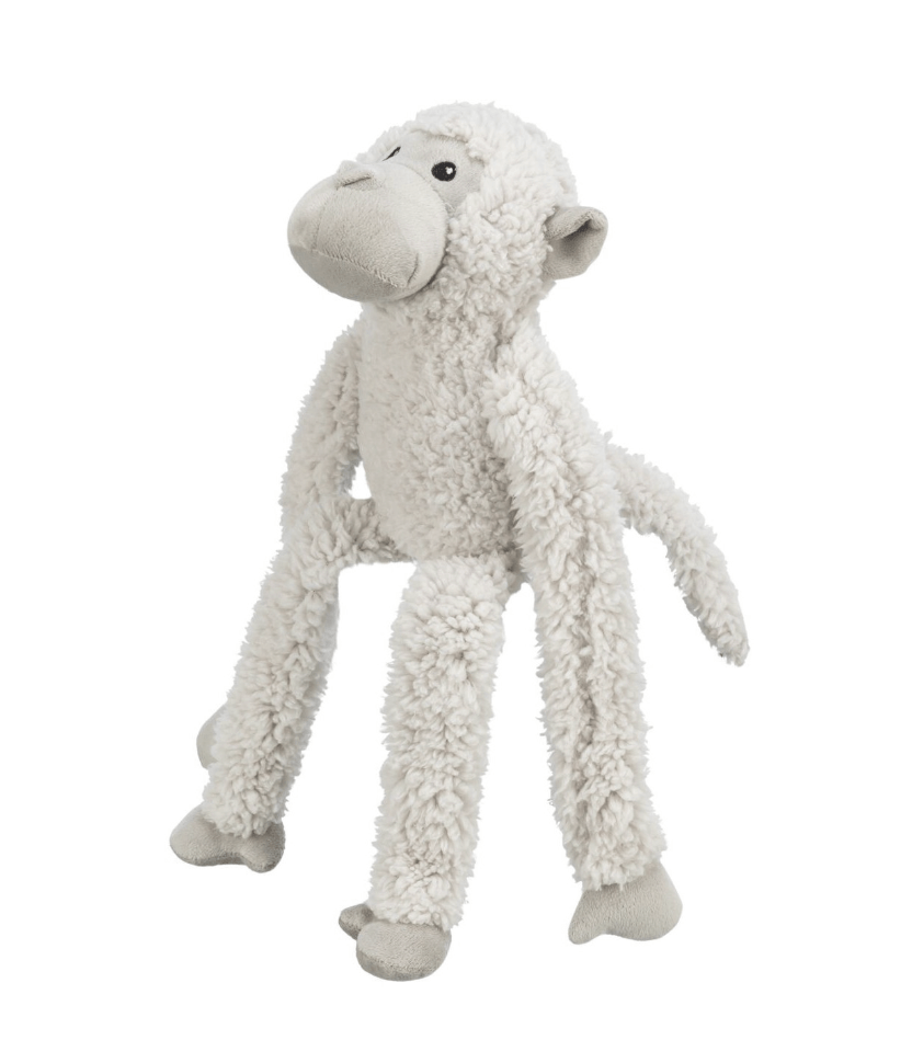 Pluszowa małpa z recyklingu dla psa, 40 cm