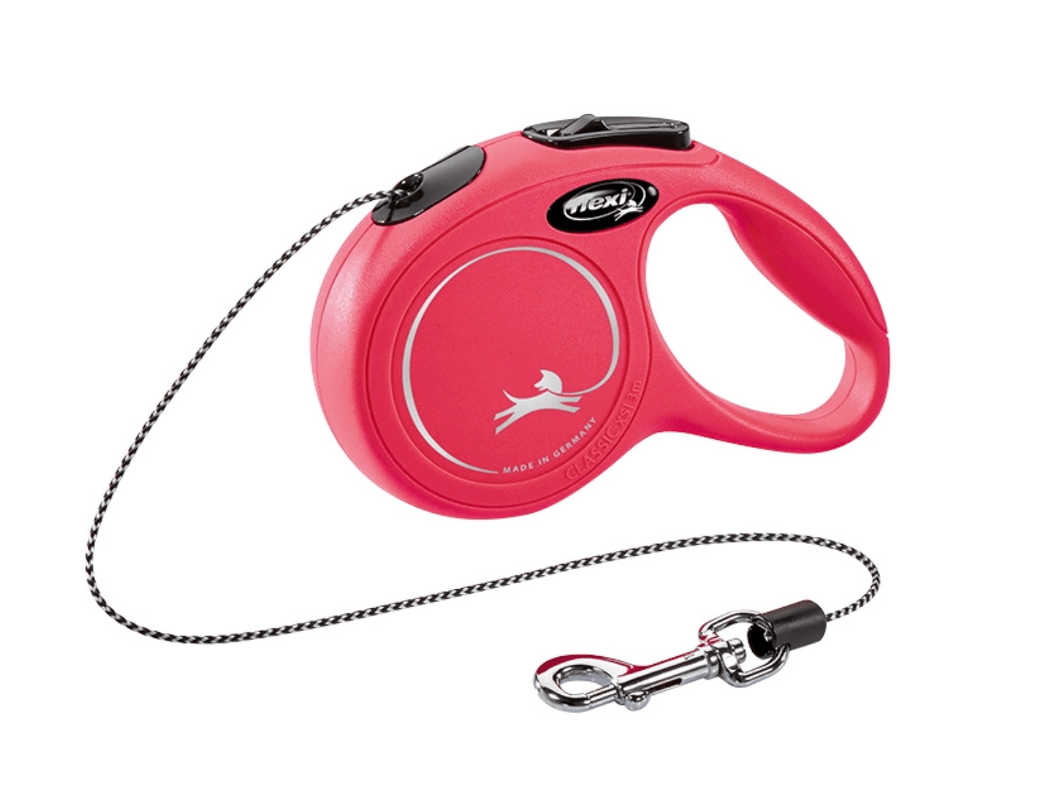 FLEXI NEW CLASSIC XS Czerwona Smycz 3m dla Małych Psów