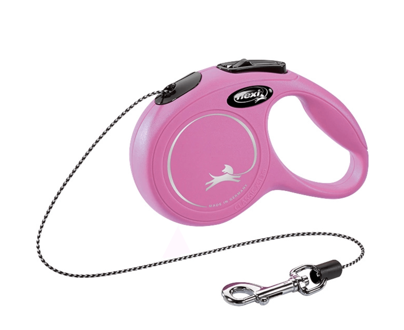 FLEXI NEW CLASSIC XS różowa Smycz 3m dla Małych Psów