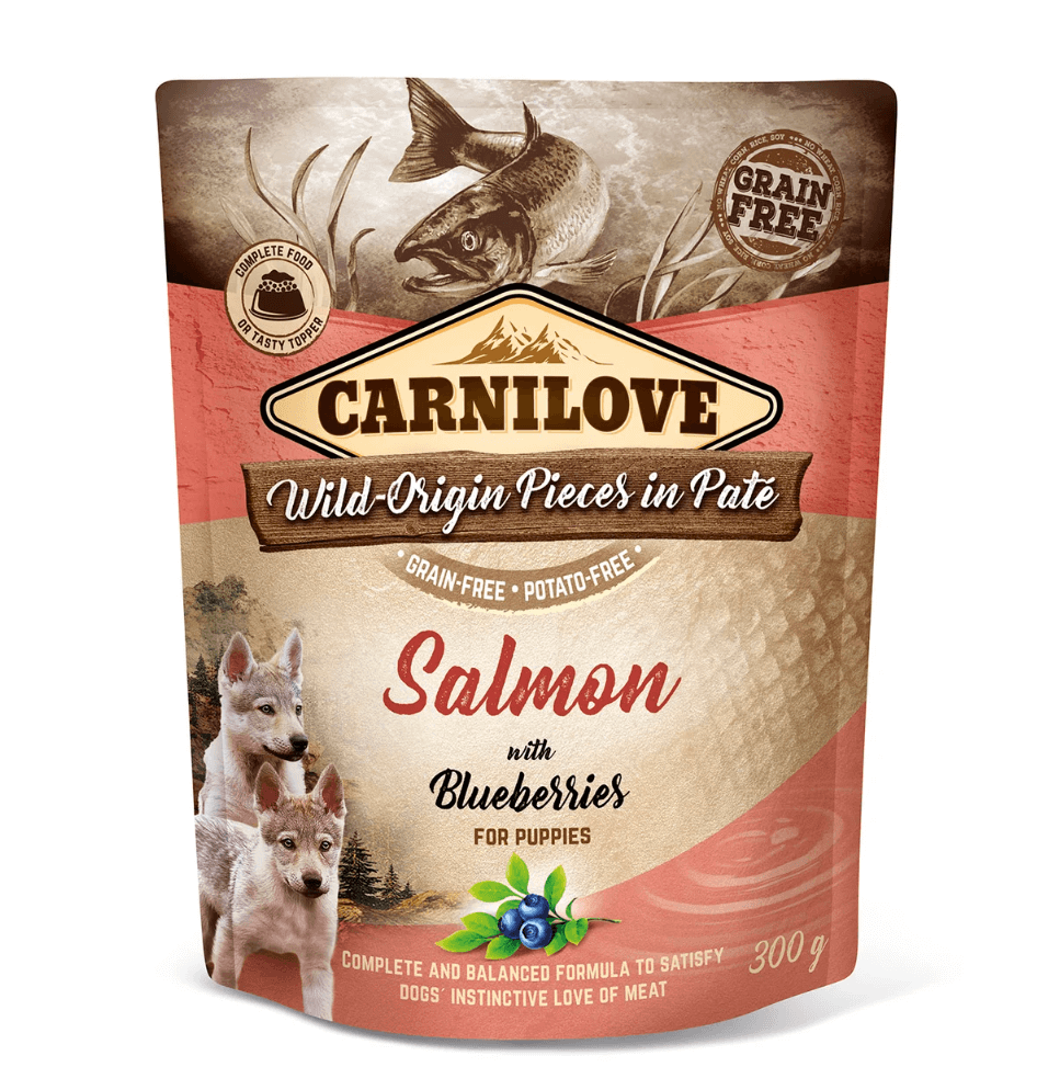 Carnilove Puppy Salmon & Blueberries 300g – dla szczeniąt