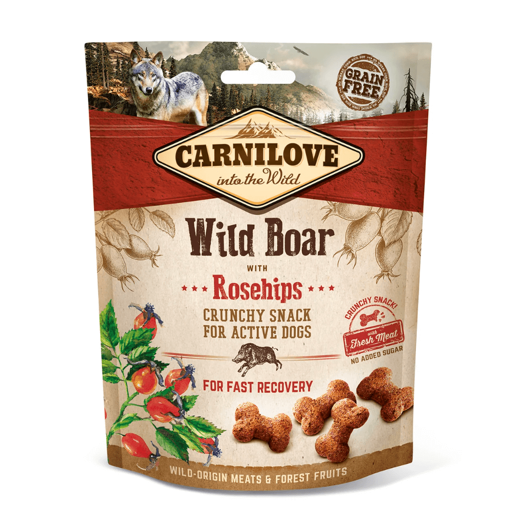 Carnilove Crunchy Snack Dziczyzna & Dzika Róża 200g