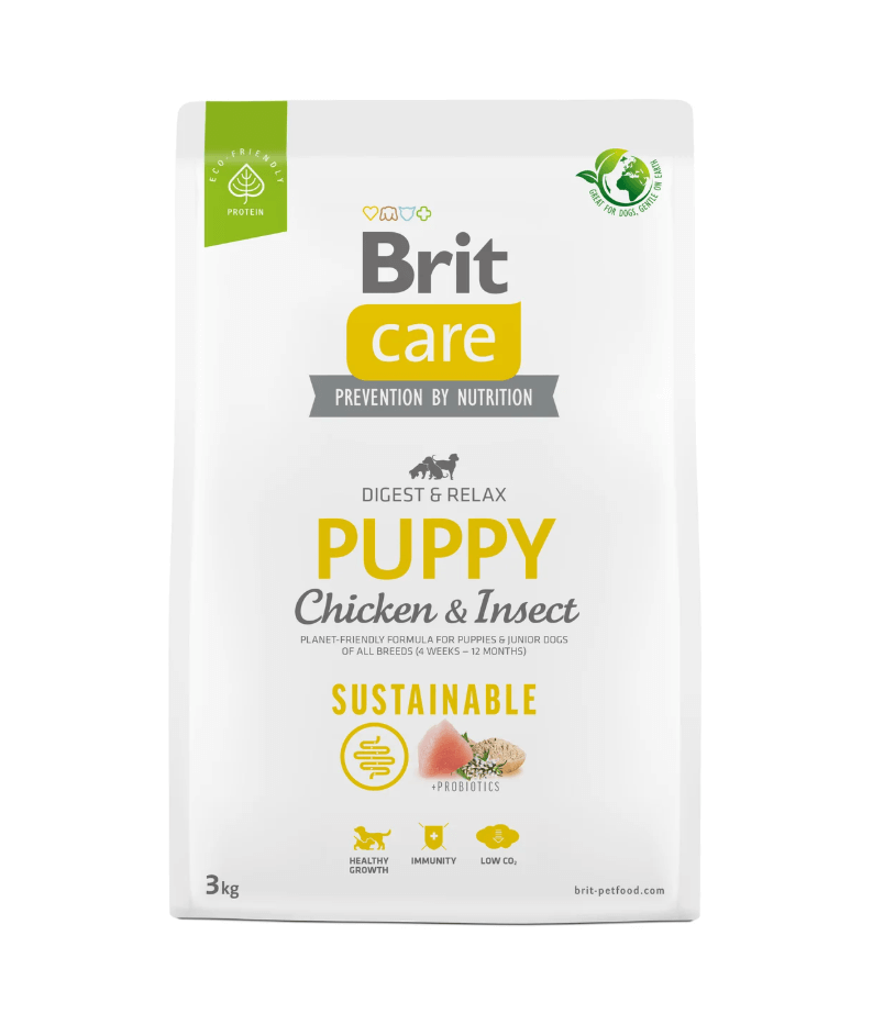 Brit Care Puppy – kurczak i owady, zdrowy start życia