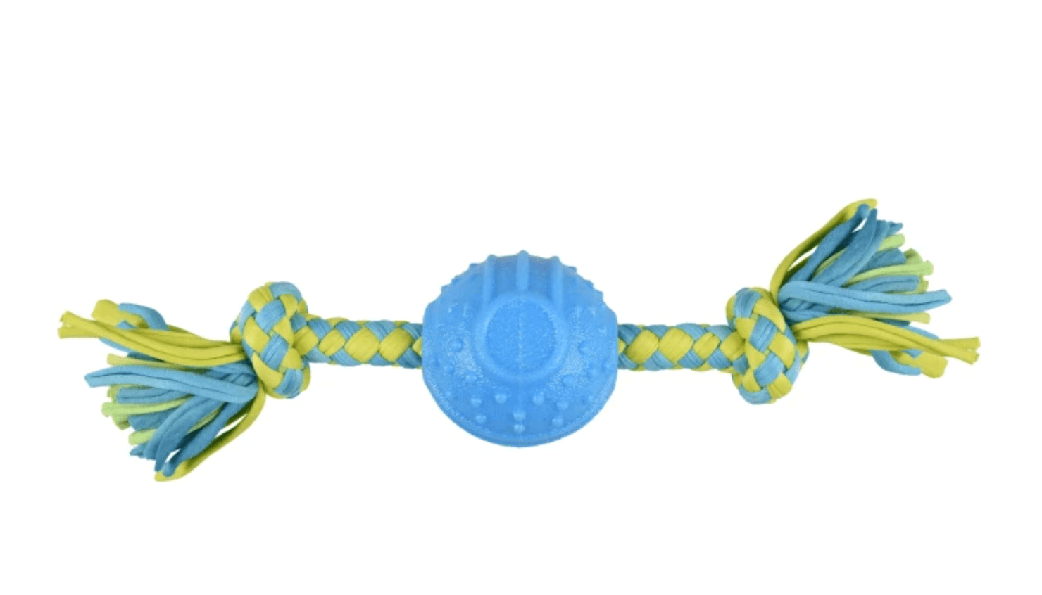 Flamingo piłka z liną Spector – TPR, masaż dziąseł