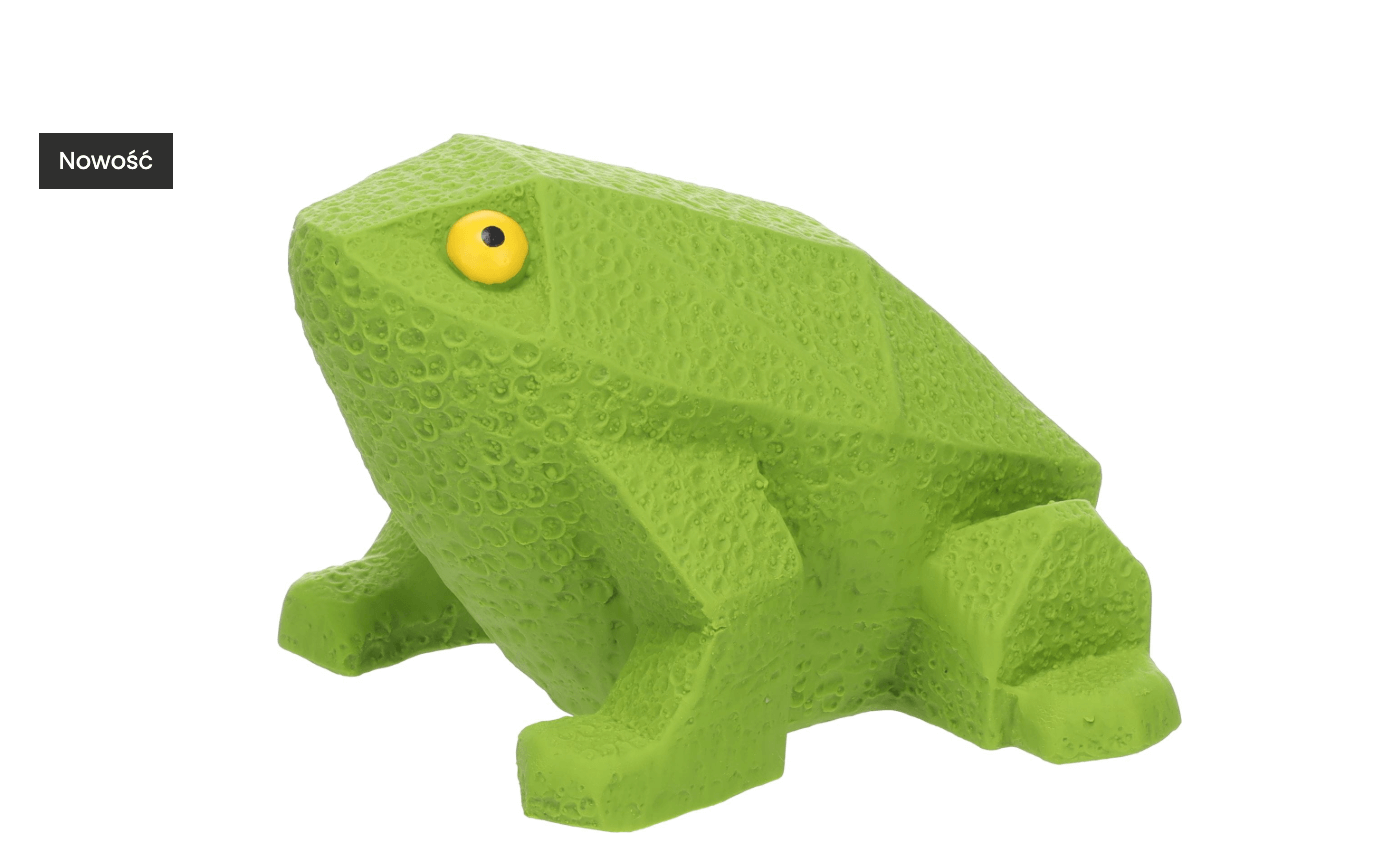 Flamingo Żaba Kremi – lateksowa zabawka z piszczałką