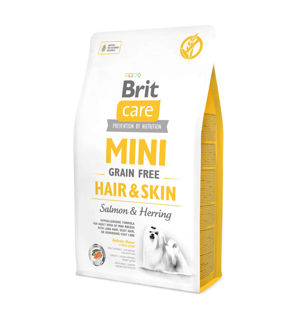 Brit Care Mini Hair & Skin Łosoś i Śledź bezzbożowa