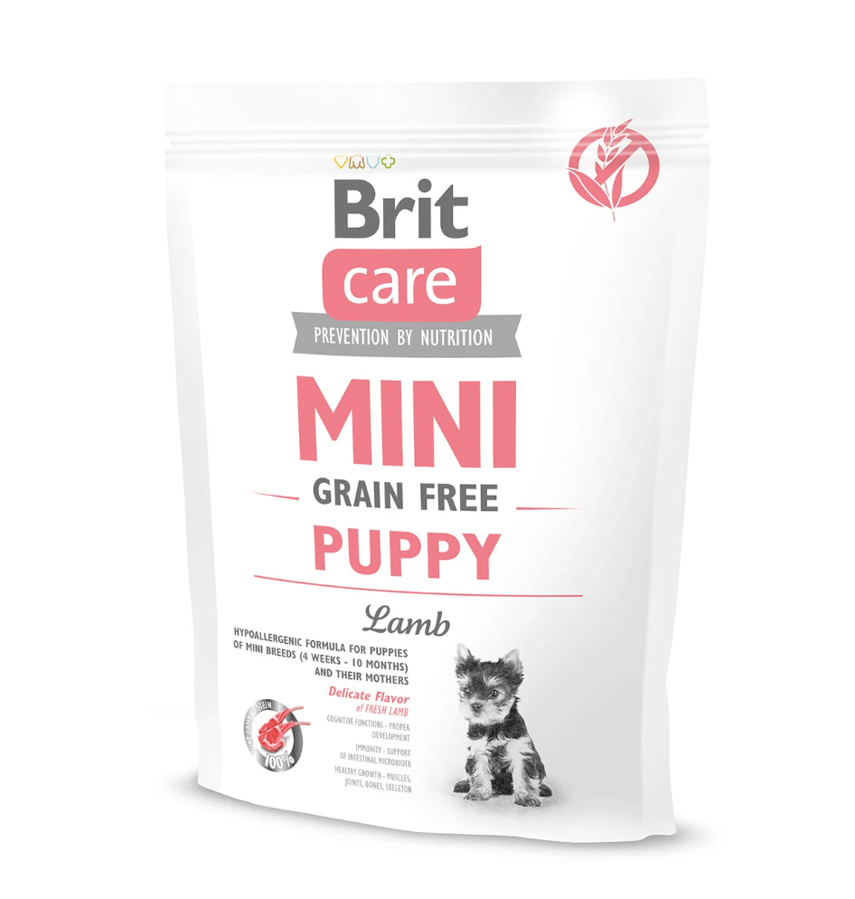 Brit Care Mini Puppy Jagnięcina – karma bezzbożowa dla szczeniąt