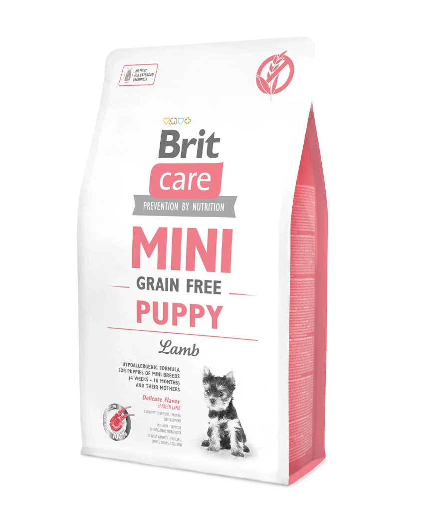 Brit Care Mini Puppy Jagnięcina – karma bezzbożowa dla szczeniąt