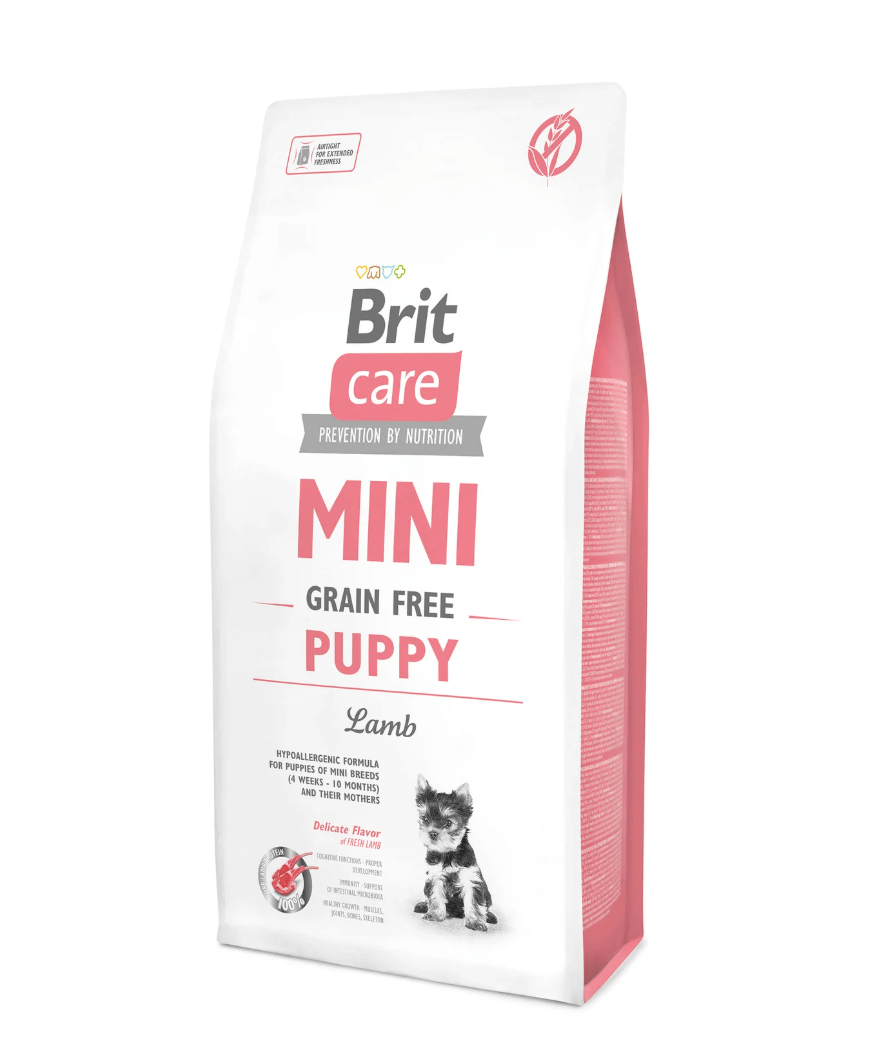 Brit Care Mini Puppy Jagnięcina – karma bezzbożowa dla szczeniąt