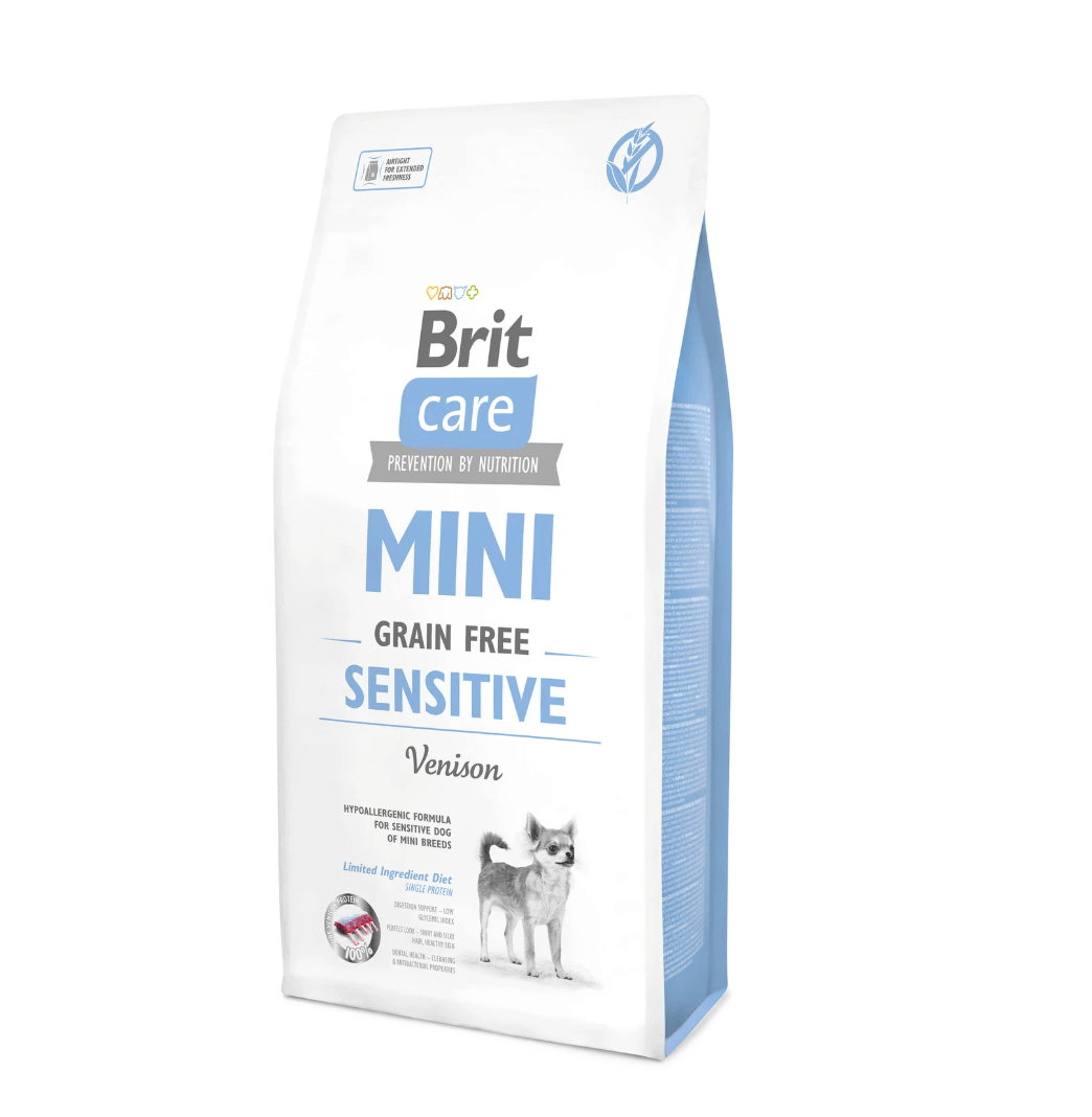 Brit Care Mini Sensitive Dziczyzna – karma bezzbożowa dla psa