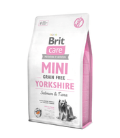 Brit Care Mini Yorkshire Terrier – łosoś i tuńczyk, karma bezzbożowa