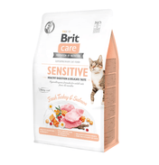 Brit Care Cat Sensitive – indyk i łosoś, zdrowe trawienie