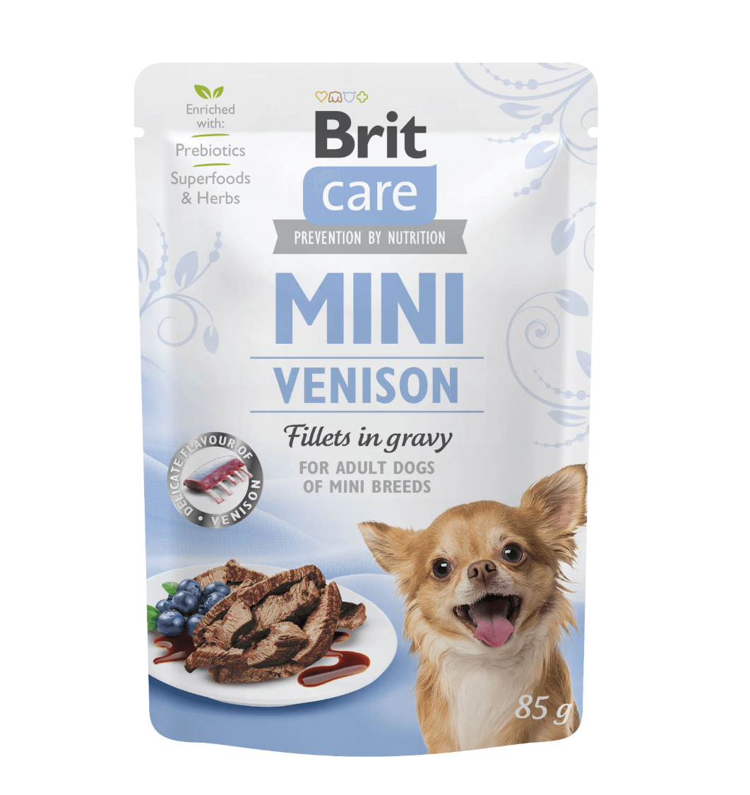 Brit Mini Adult Venison – dziczyzna w sosie 85g