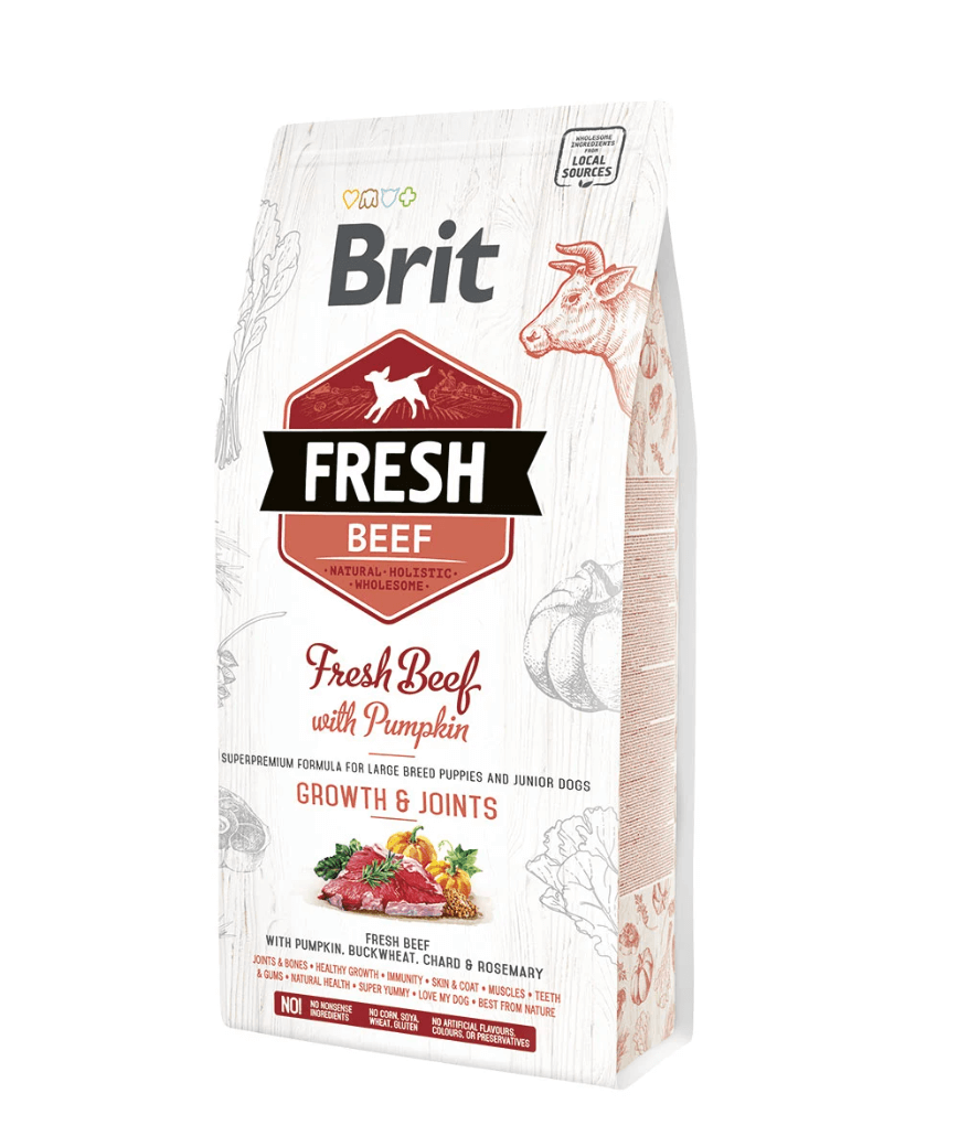 Brit Fresh Puppy Large z wołowiną – stawy i wzrost