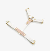 Szelki dla psa„BioThane” guard – w kolorze biały z proszkiem