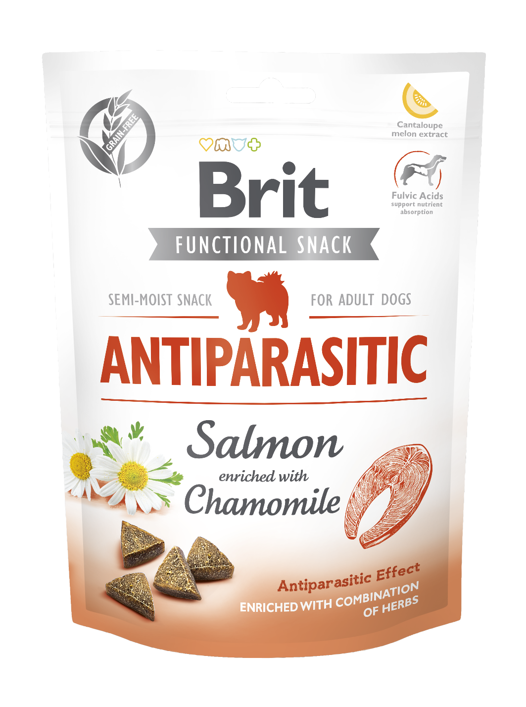 Brit Functional Antiparasitic Salmon – przysmaki dla psa 150g