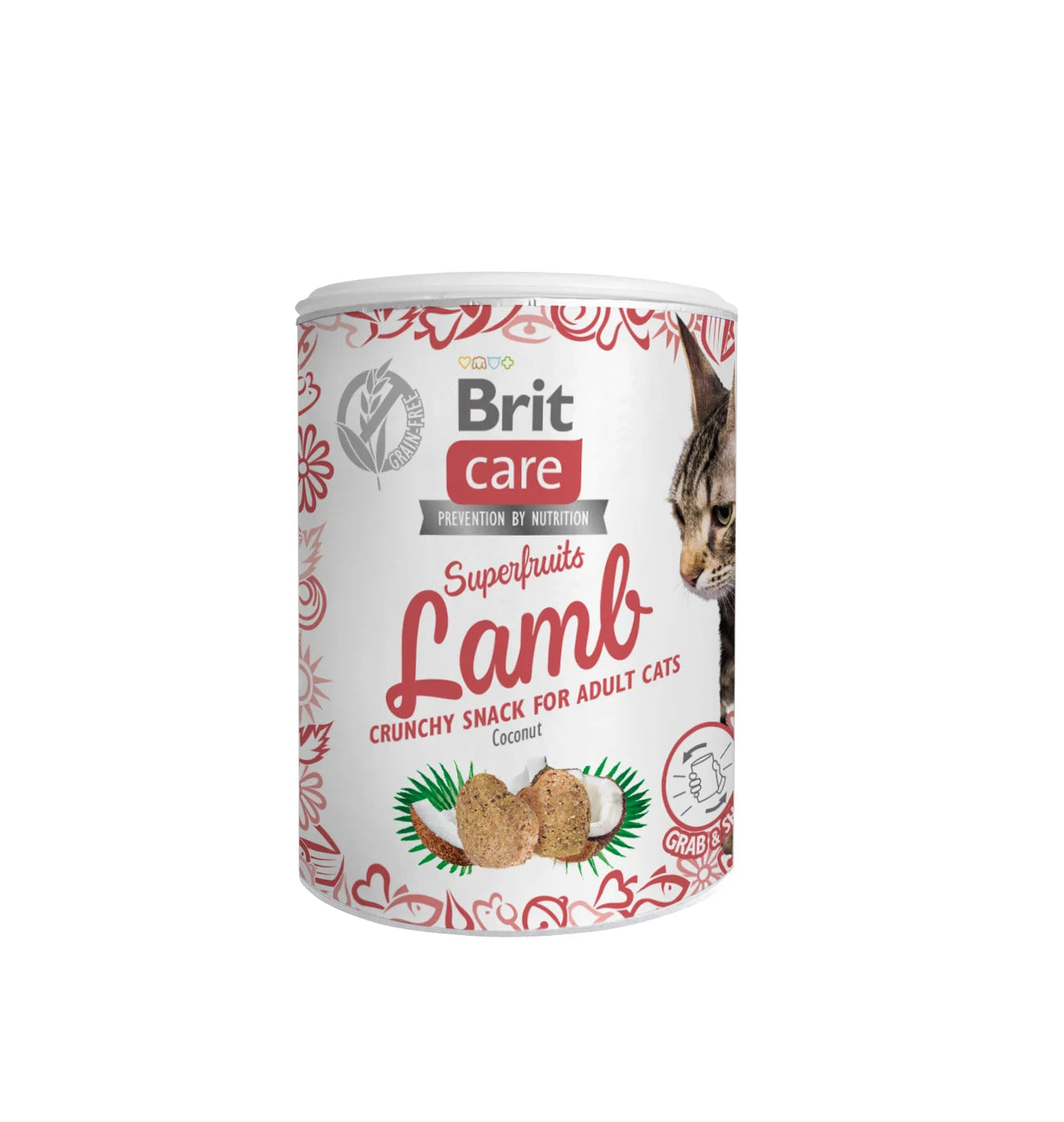 Brit Care Lamb 100g – chrupiące smakołyki dla kotów
