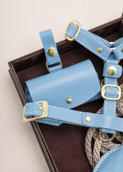 Luksusowy komplet akcesoriów dla psa – ręcznie robiony, premium