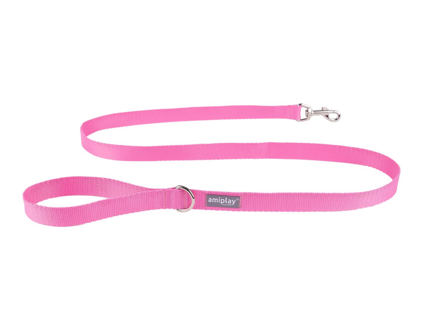 Smycz dla psa Amiplay Popular 150 cm w kolorze Różowym