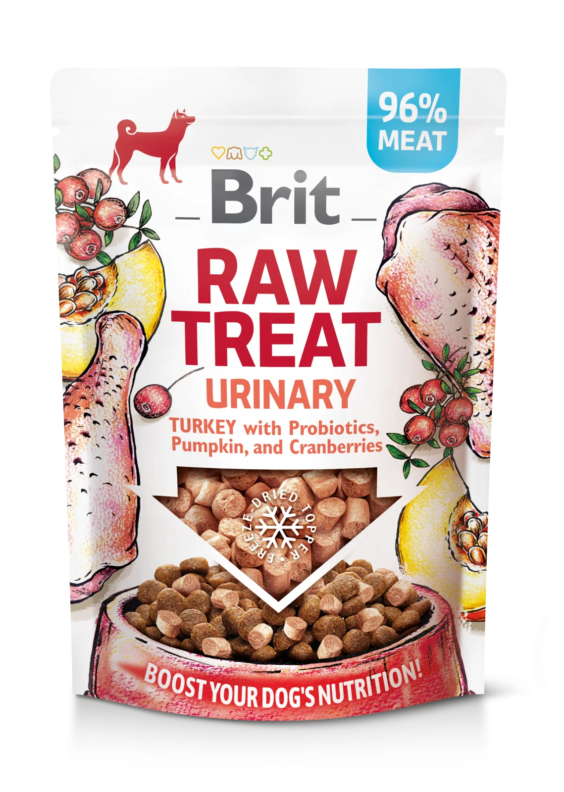 Brit Raw Treat Urinary Turkey – liofilizowane, 40g