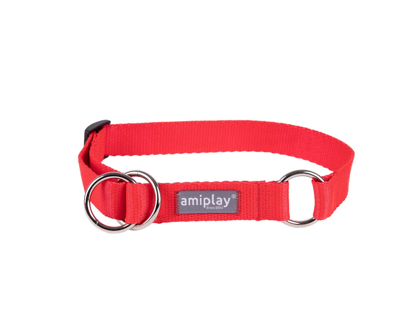 Obroża dla psa Obroża Półzaciskowa Amiplay Popular w kolorze Czerwonym