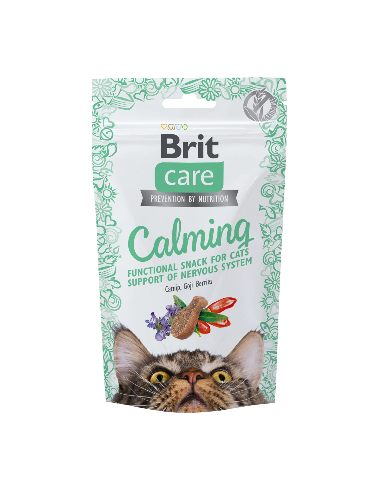 Brit Calming Snack dla kotów – kurczak, goji, kocimiętka