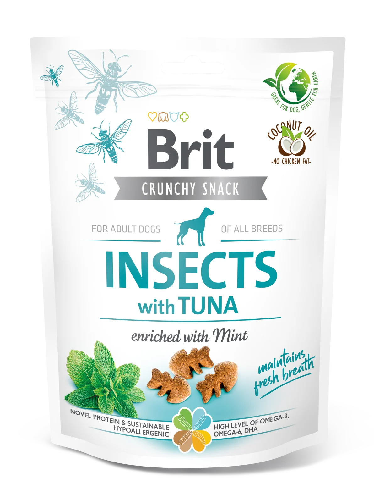 Brit Care Insect & Tuna z miętą – przysmaki dla psa
