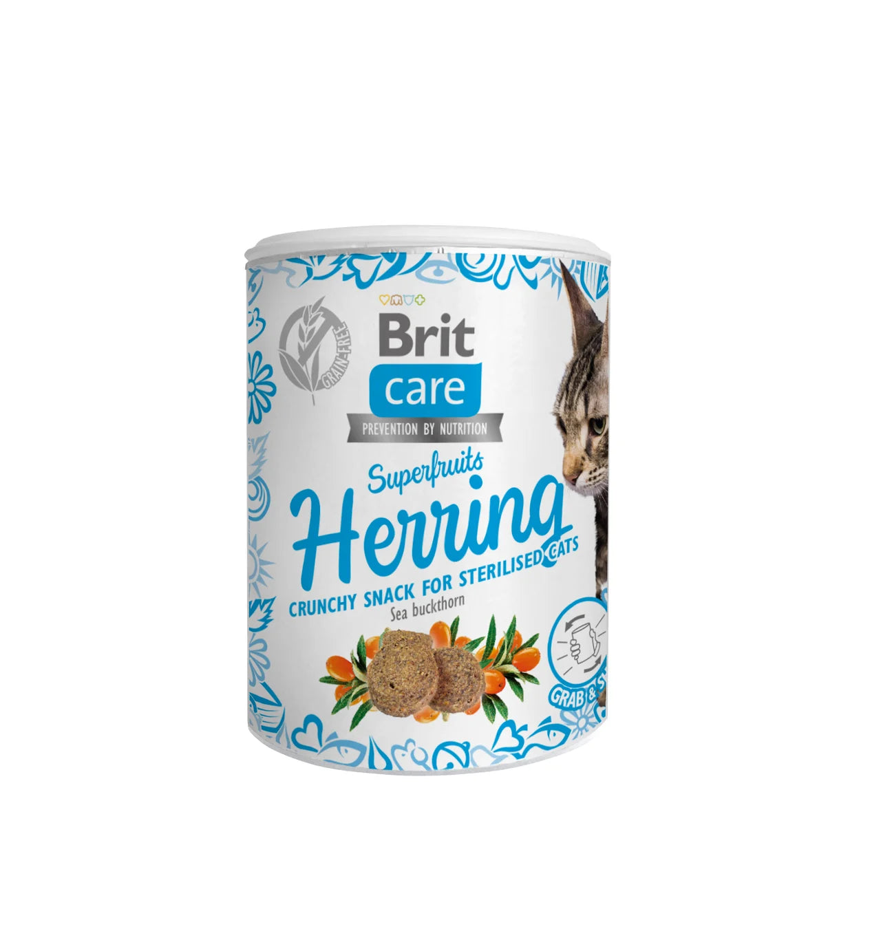 Brit Care Superfruits Herring 100g – przysmak dla kota