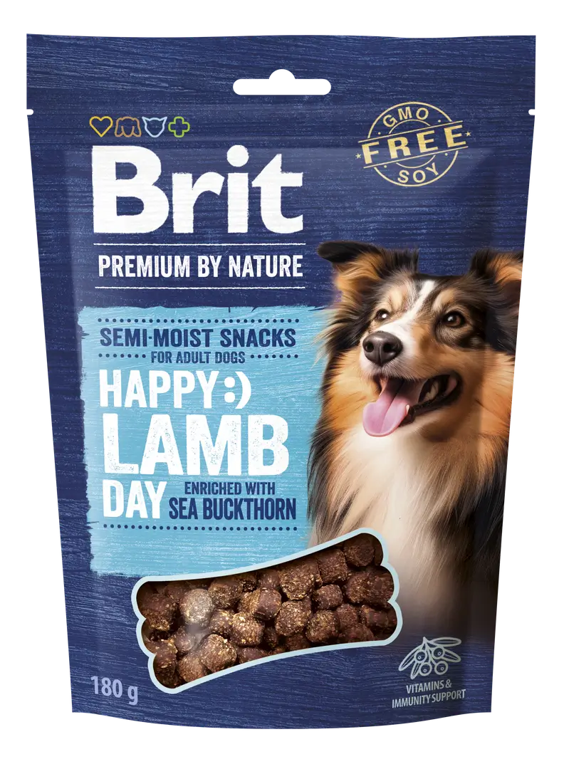 Brit Happy Snacks Lamb & Sea Buckthorn – kąski treningowe