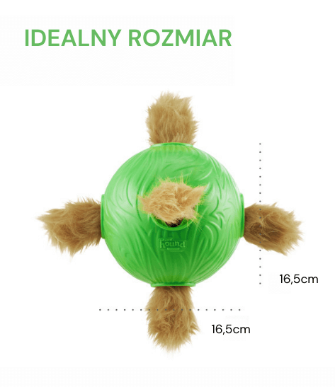 Nina Ottosson Dog Snuffle Treat Ball – Duża Zielona