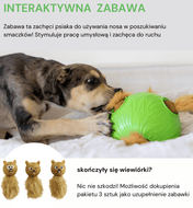 Nina Ottosson Dog Snuffle Treat Ball – Duża Zielona
