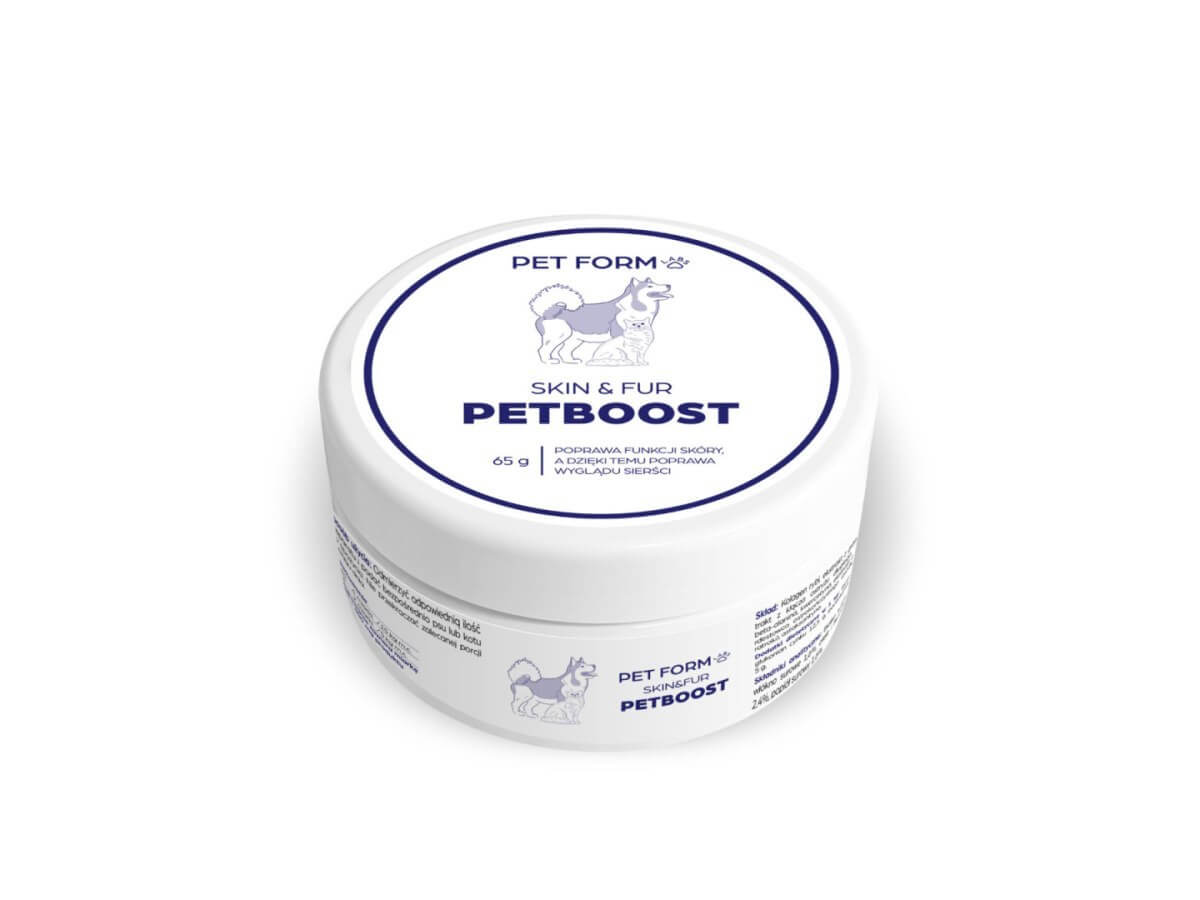 Wspomaganie skóry i sierści psa i kota | Petboost 65g