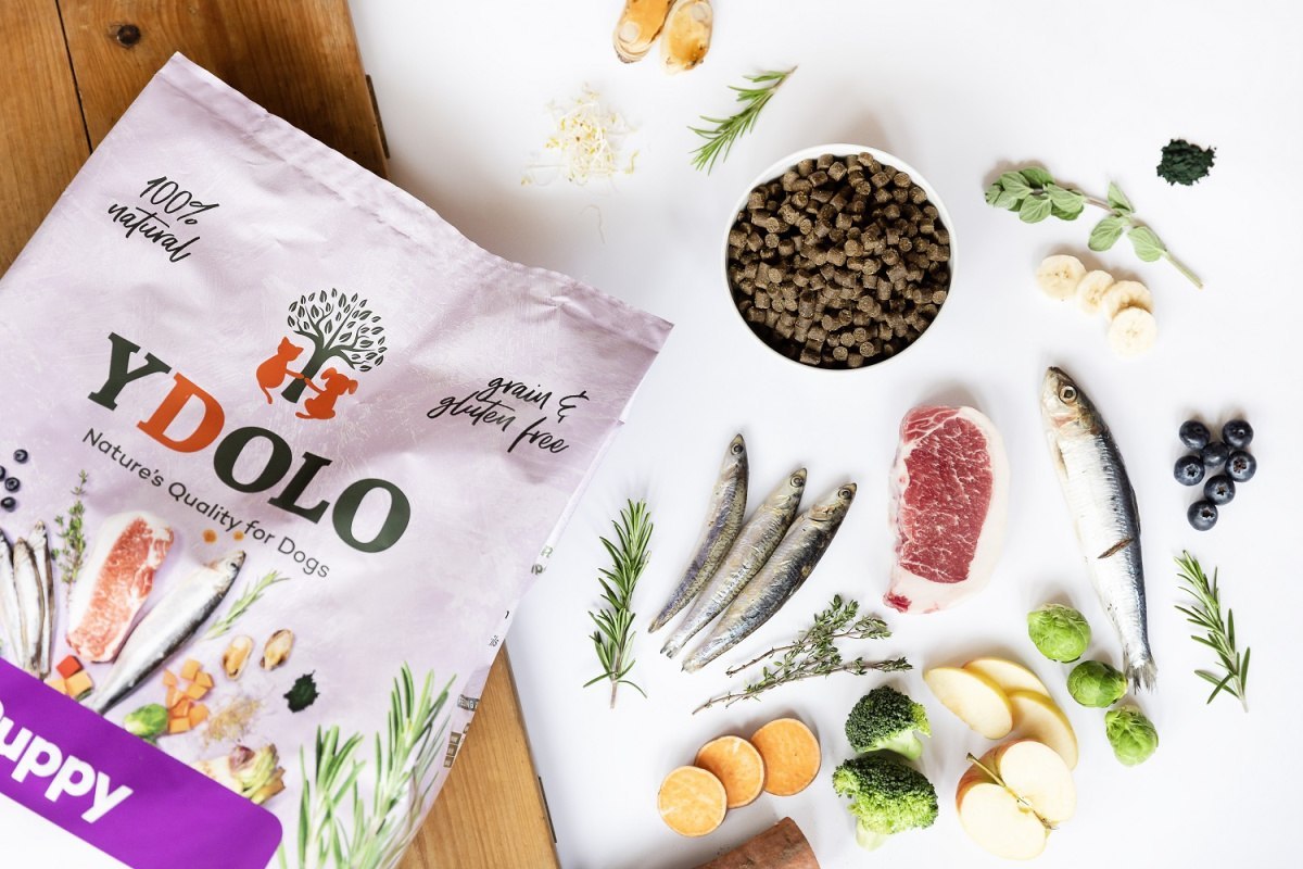 Ydolo Puppy wieprzowina Iberico ryby karma półwilgotna dla psa