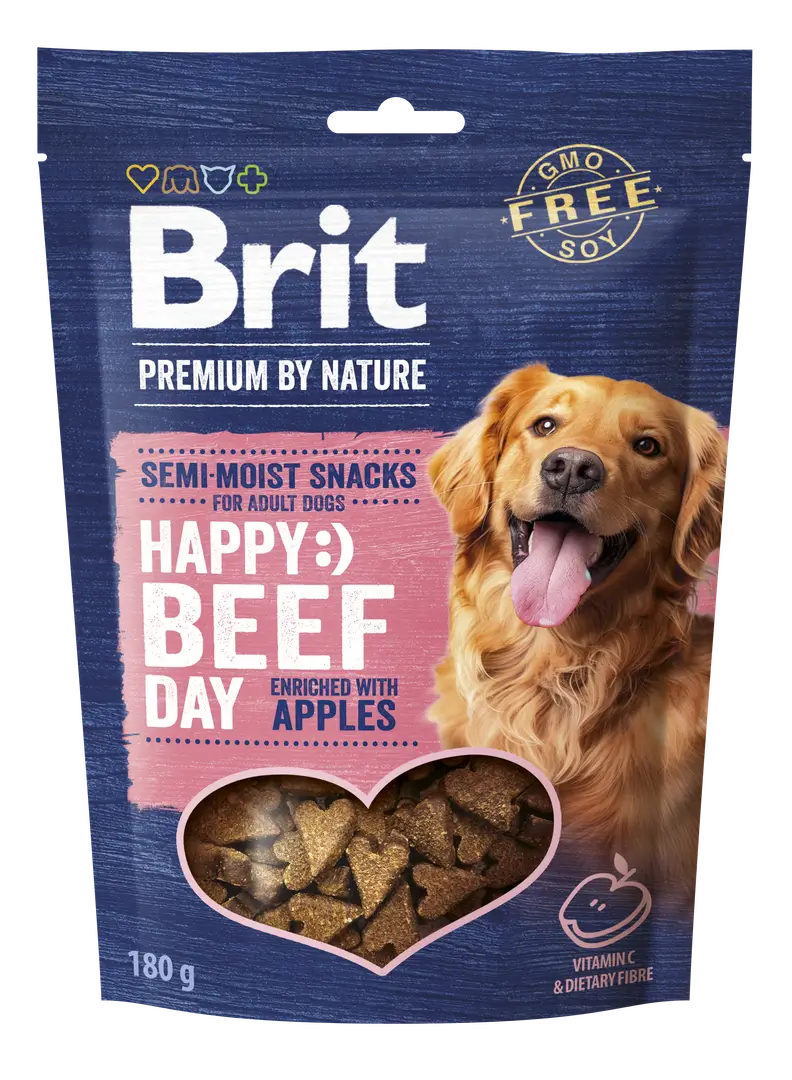 Brit Happy Snacks Beef & Apple – przysmaki treningowe