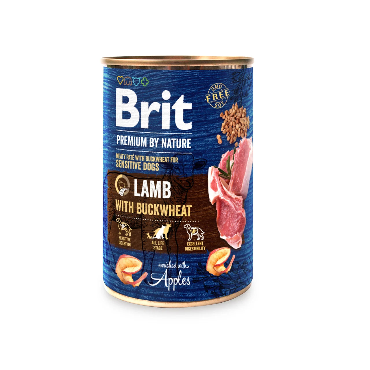 Brit Lamb with Buckwheat – pasztet dla psów wrażliwych 400g