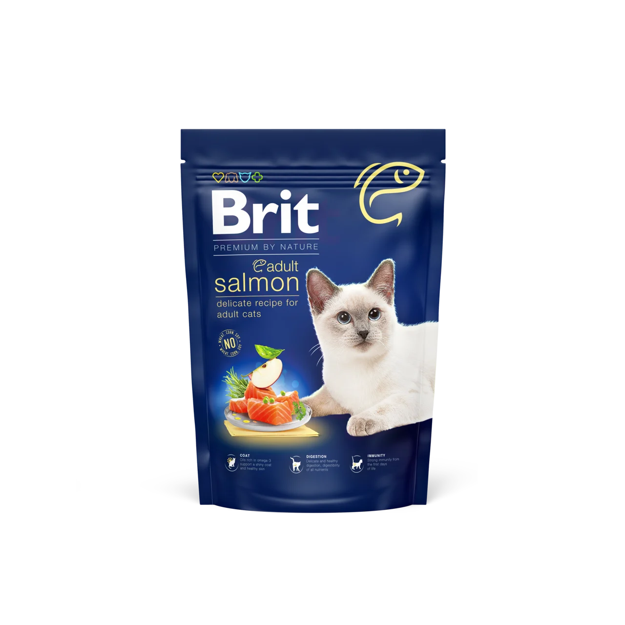 Brit Cat Adult Salmon – karma z łososiem dla kotów