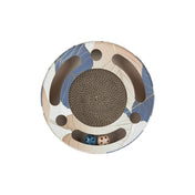 Drapak owalny z zabawkami dla kota 33 cm