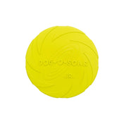 Dysk dla psa z naturalnej gumy 15 cm – limonkowy