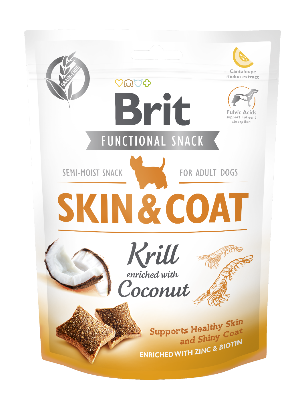 Brit Functional Skin & Coat Krill – przysmaki na sierść