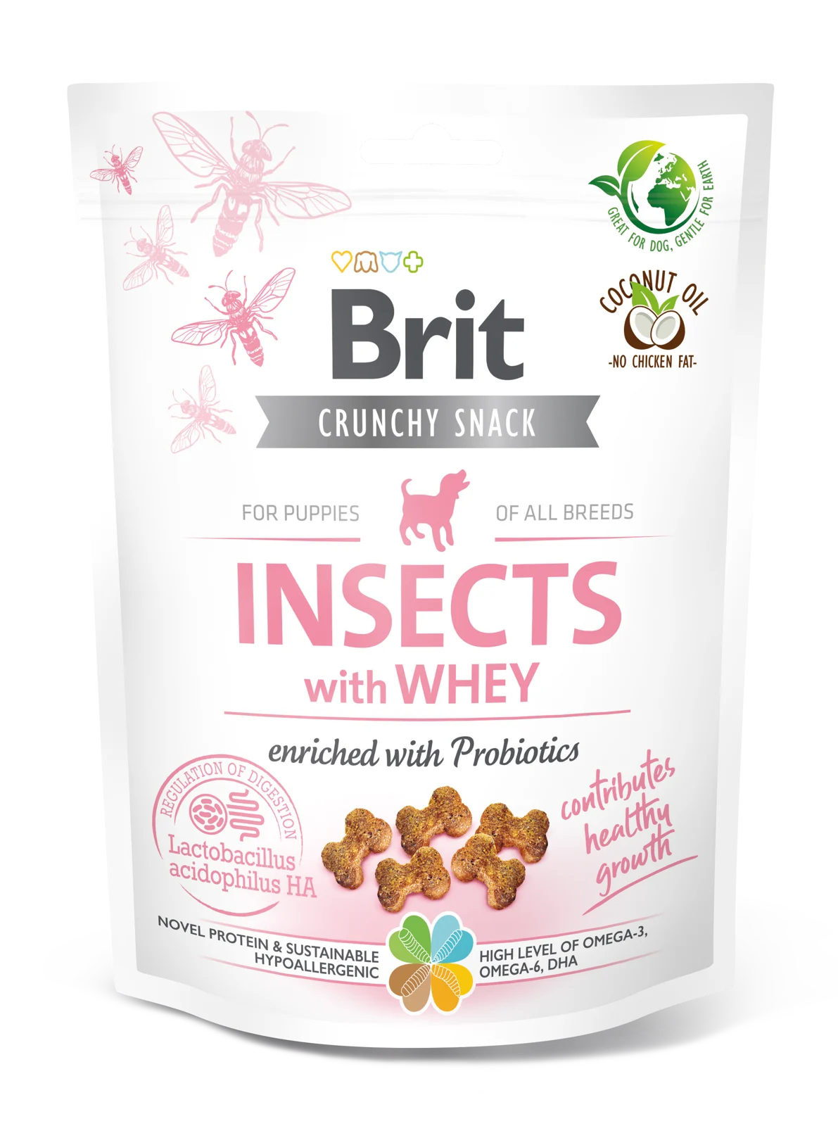 Brit Care Puppy Insect & Whey z probiotykiem – przysmaki dla psa