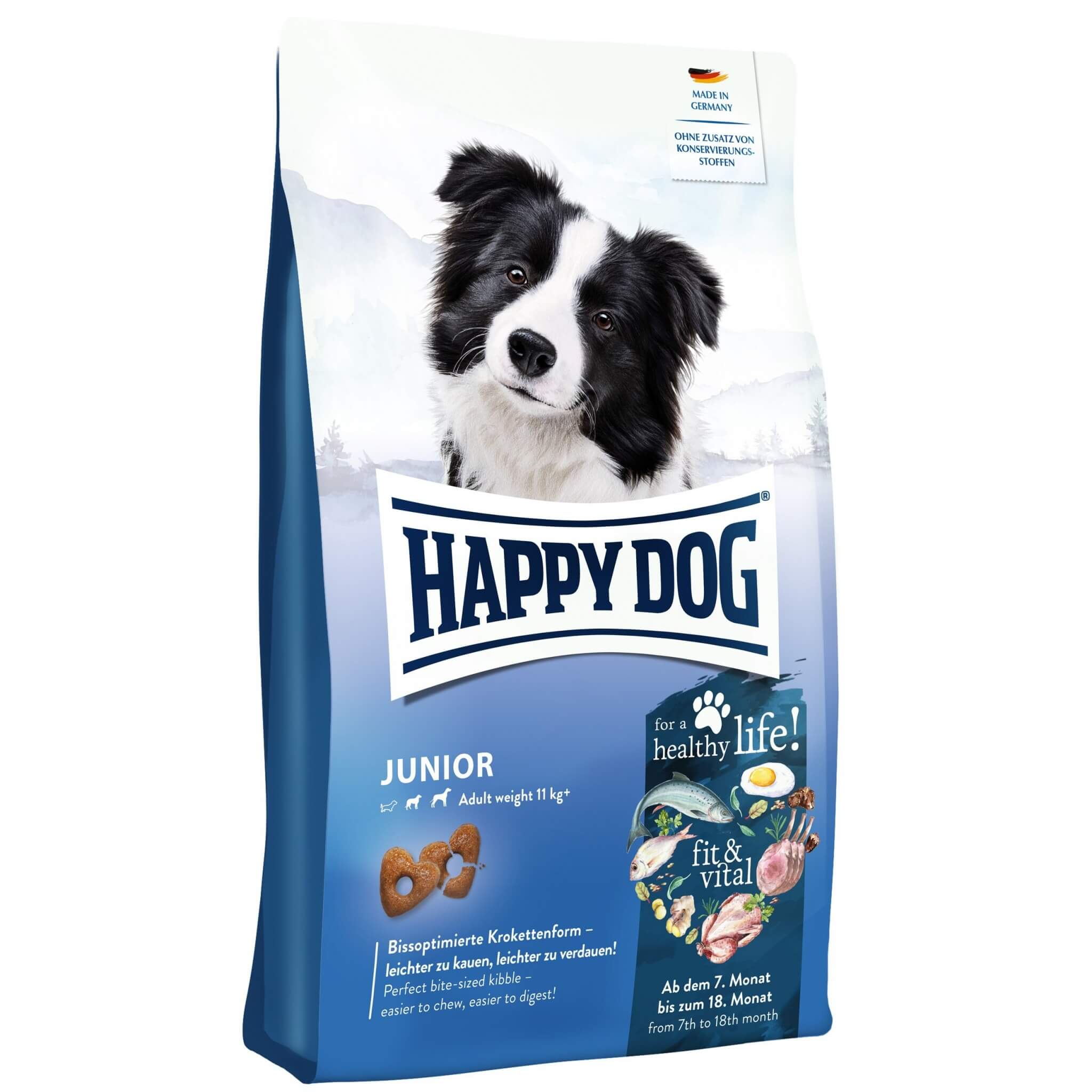 Happy Dog Fit & Vital Junior 10 kg – sucha karma bez glutenu