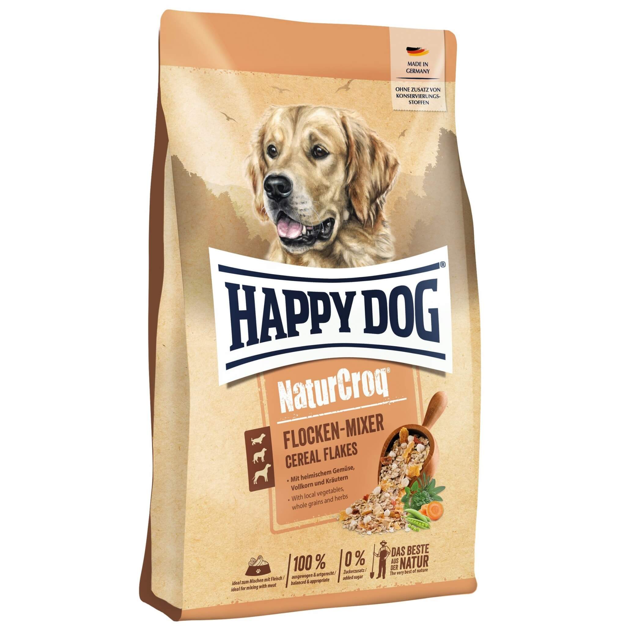 Happy Dog Premium NaturCroq Flocken Mixer, płatki zbożowe